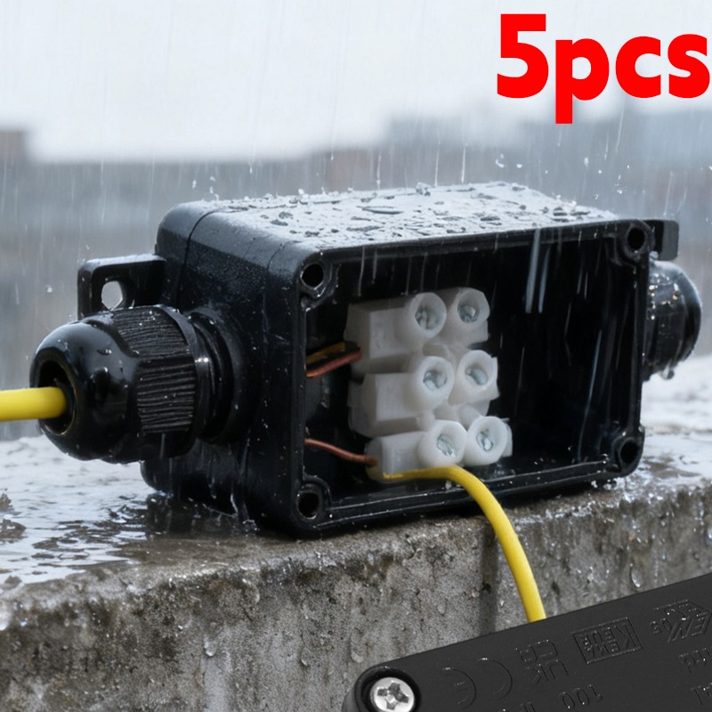 Outdoor Lighting Wire Connectors - Złącze kablowe elektryczne 450V, wodoodporne IP66,