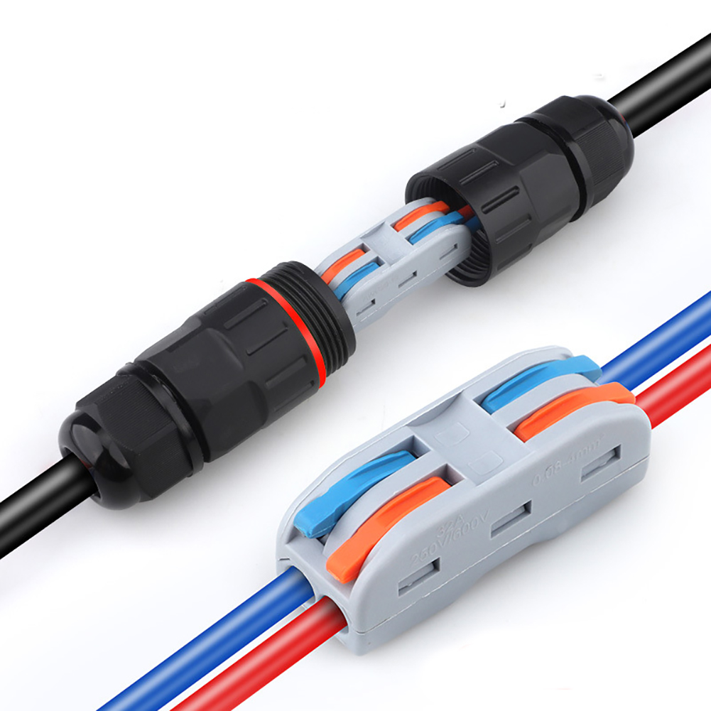 Outdoor Lighting Wire Connectors - 1 szt. Złącze przewodów 2-pinowe 3-pinowe