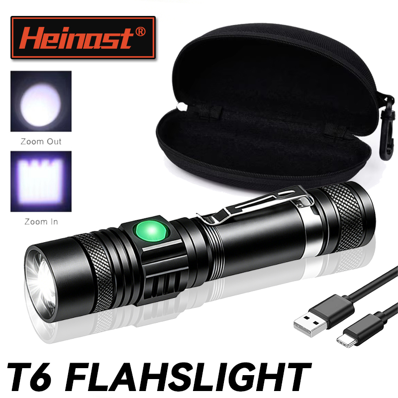 Outdoor Lighting For Home - Latarka LED T6 z możliwością ładowania,