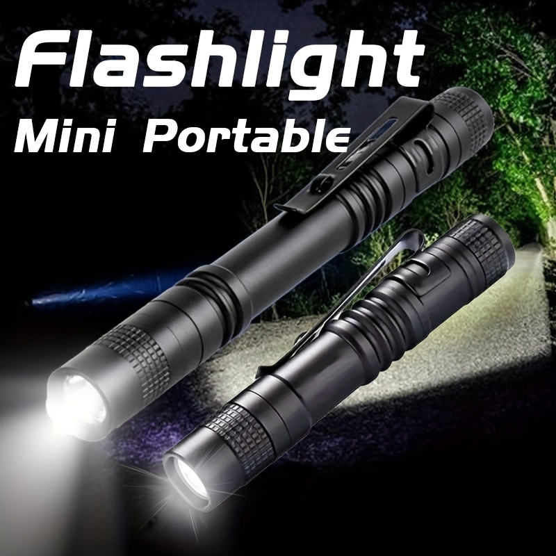 Outdoor Lighting B&Q - Mini Przenośna Latarka LED Kieszonkowa Ultra