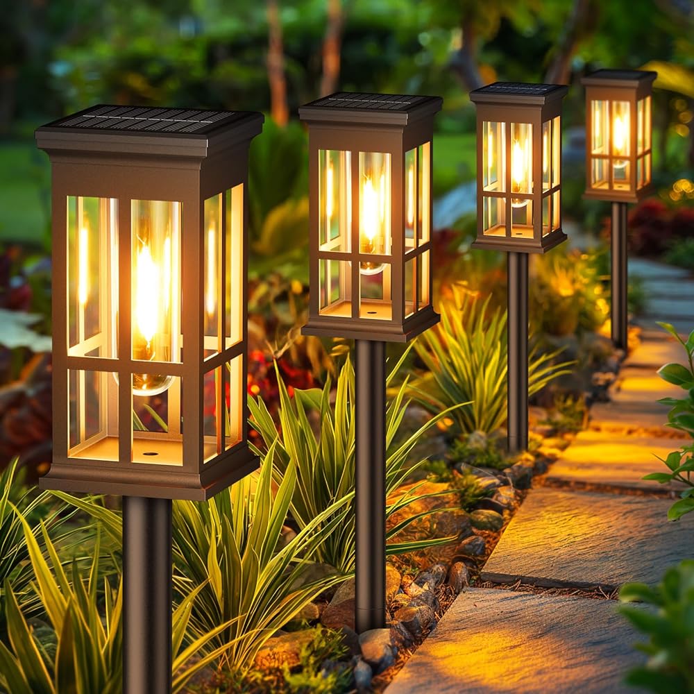 Landscape Spike Light - Solarna lampa ścieżkowa, zewnętrzna lampa solarna,