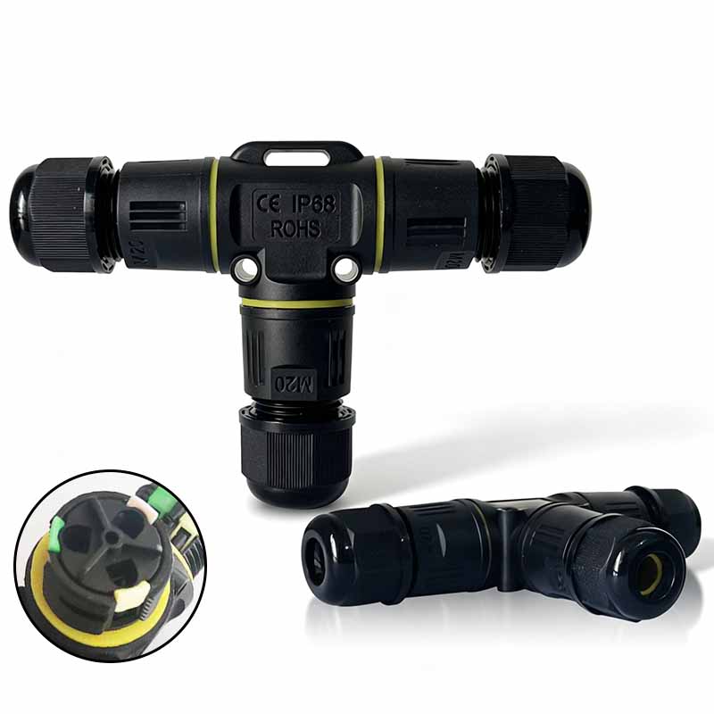 Outdoor Lighting Wire Connectors - Wodoodporne złącze kablowe typu T IP68,