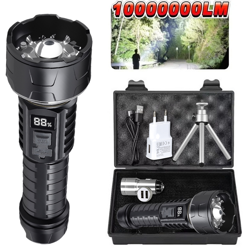 Outdoor Lighting Rechargeable - Latarka COB LED Akumulatorowa Lampa Kempingowa