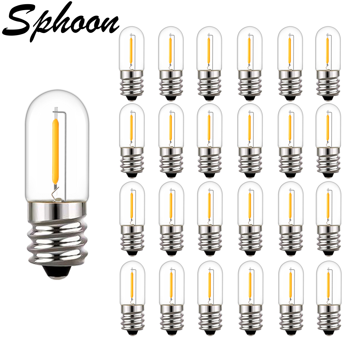 Outdoor Lighting Glass Replacement - 25 szt. Żarówek LED T16 0.6W