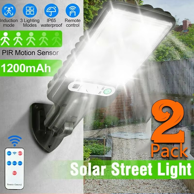 Bollard Light Garden - Zewnętrzne solarne lampy ogrodowe z czujnikiem