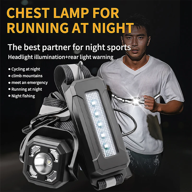 Outdoor Lighting Rechargeable - Lampka nocna LED do biegania, sportów