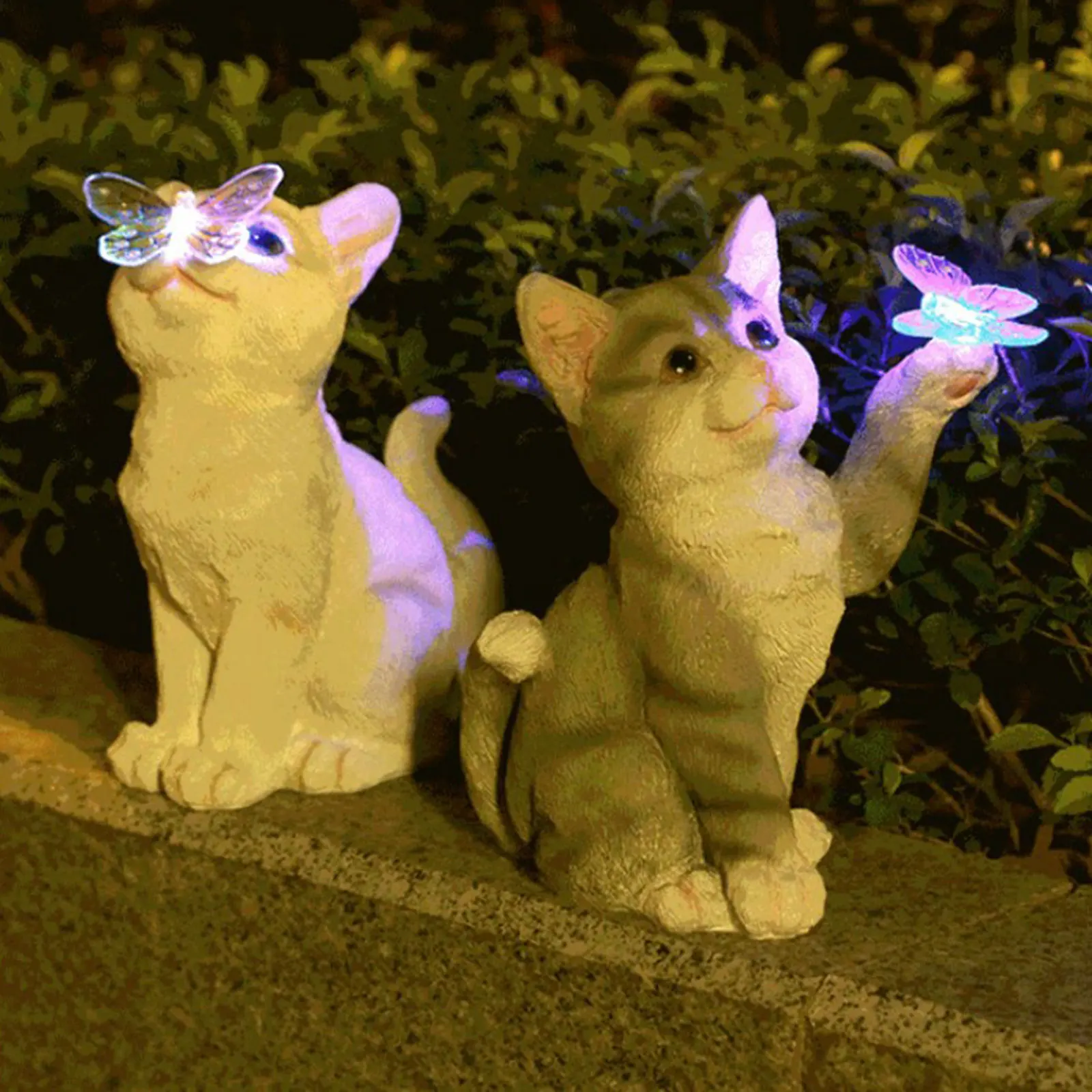 Landscape Spike Light - Zewnętrzna Figurka Kota Rzeźba Wisiorek Ogrodowe