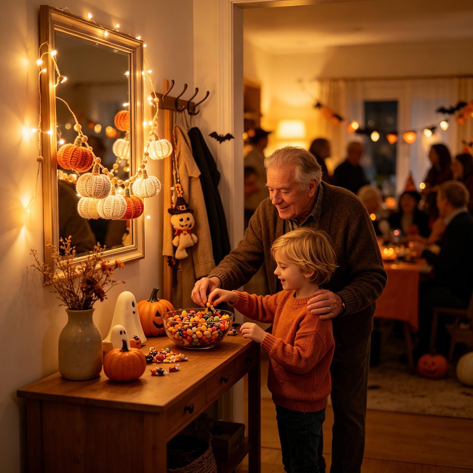 Lampki Halloweenowe do wnętrz, – Outdoor Lighting Halloween recenzja i cena