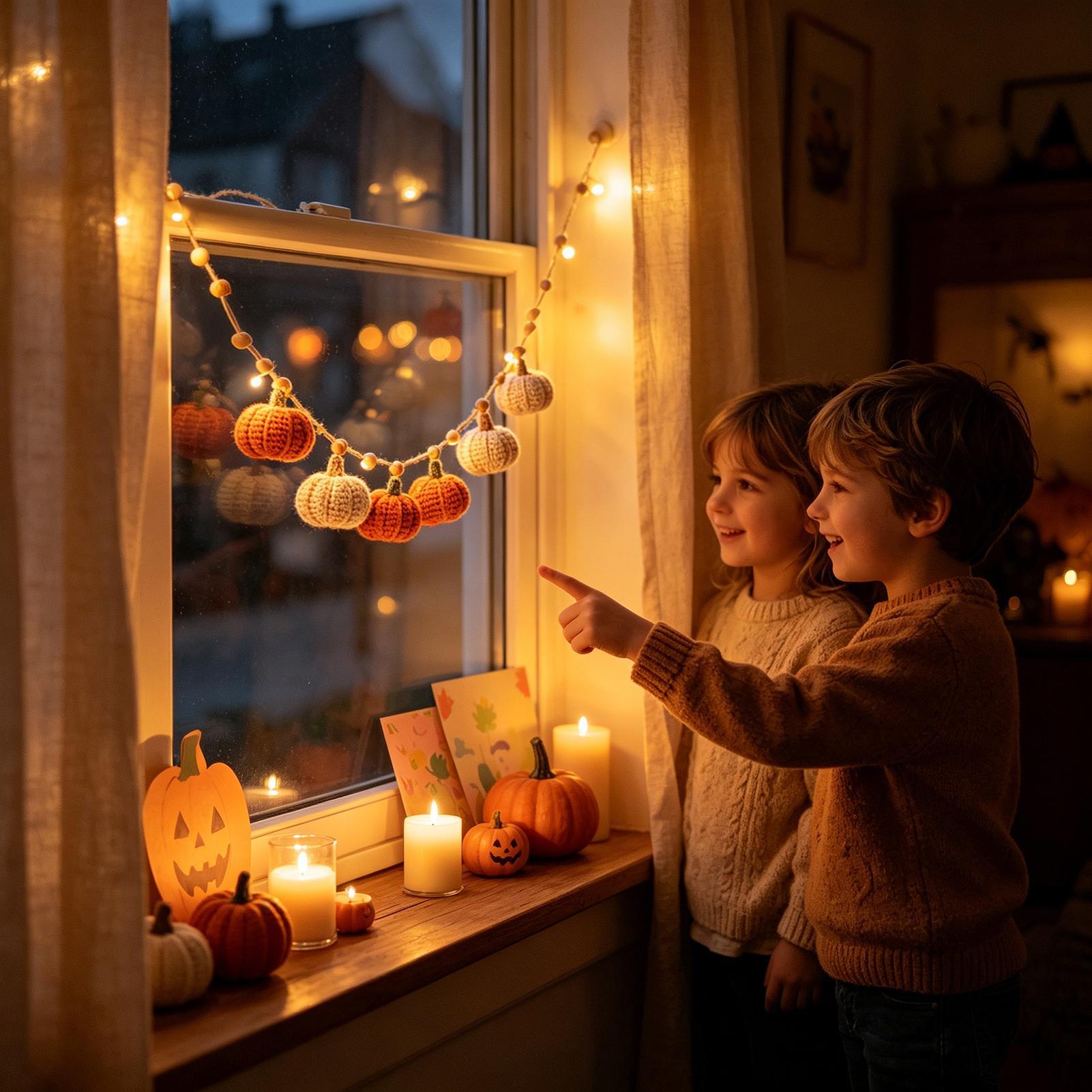 Lampki Halloweenowe do wnętrz, – Outdoor Lighting Halloween recenzja i cena