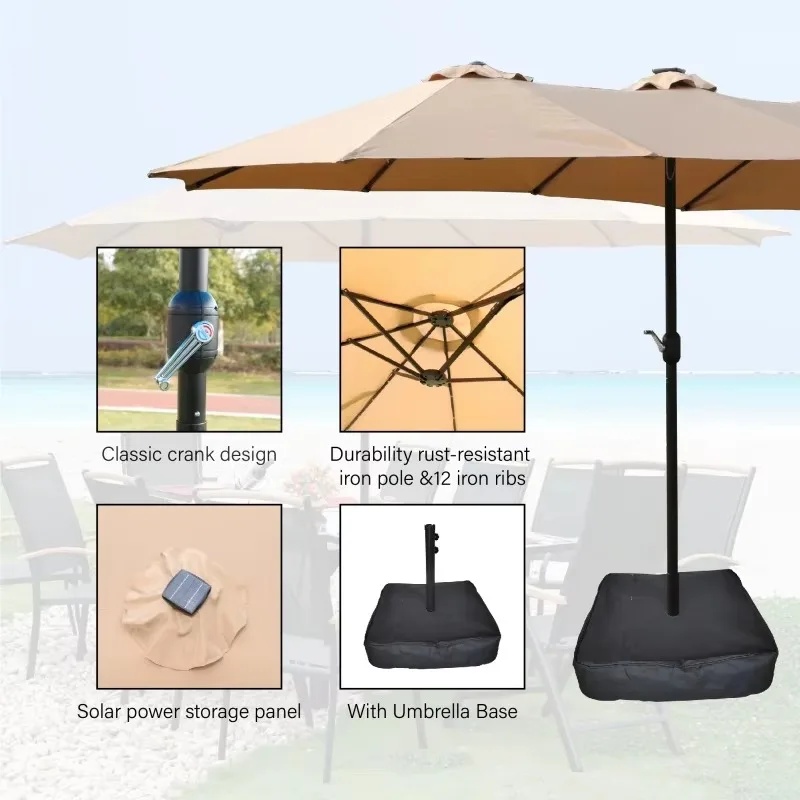 Parasol ogrodowy 15x9 stóp z r – Outdoor Lighting Unit recenzja i cena