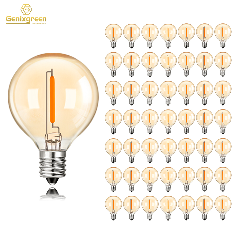 50Pcs G40 String Light Replace – Outdoor Lighting Glass Replacement recenzja i cena