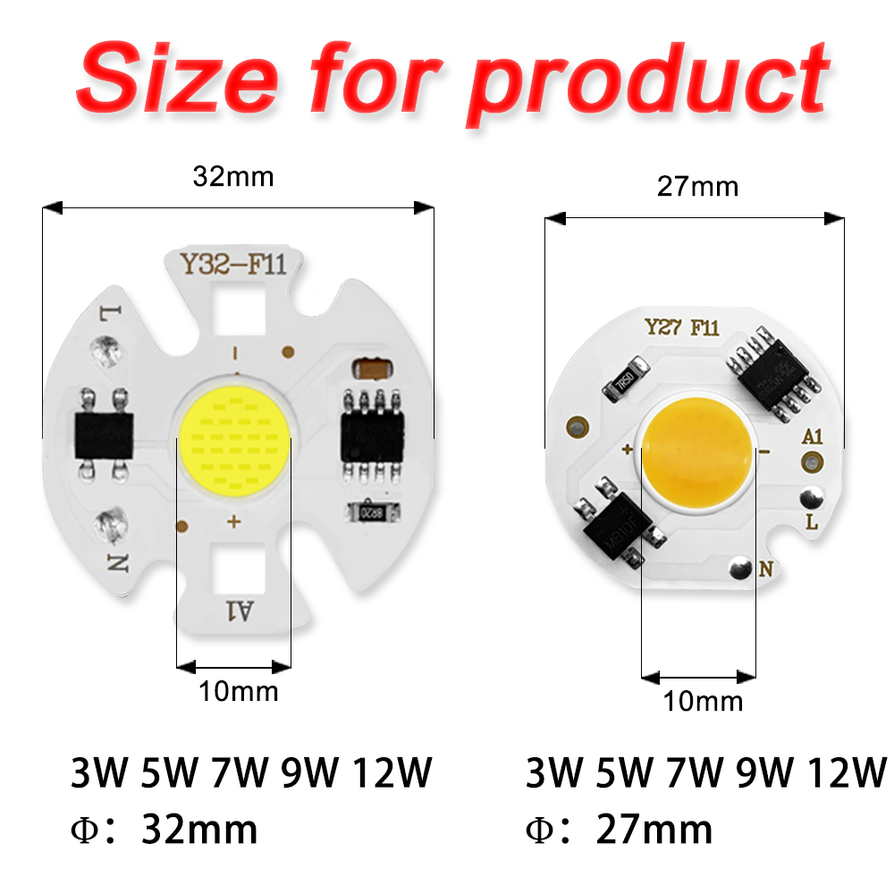 6 sztuk diod COB LED 220V Y27  – Landscape Spike Light recenzja i cena