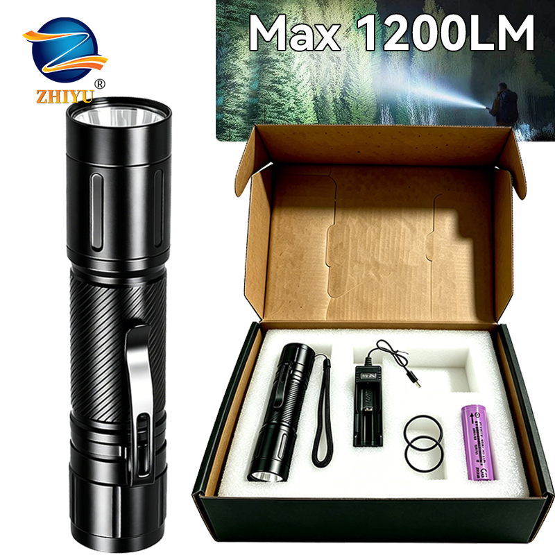Latarka LED o mocy 1200LM z us – Outdoor Lighting Battery Powered recenzja i cena