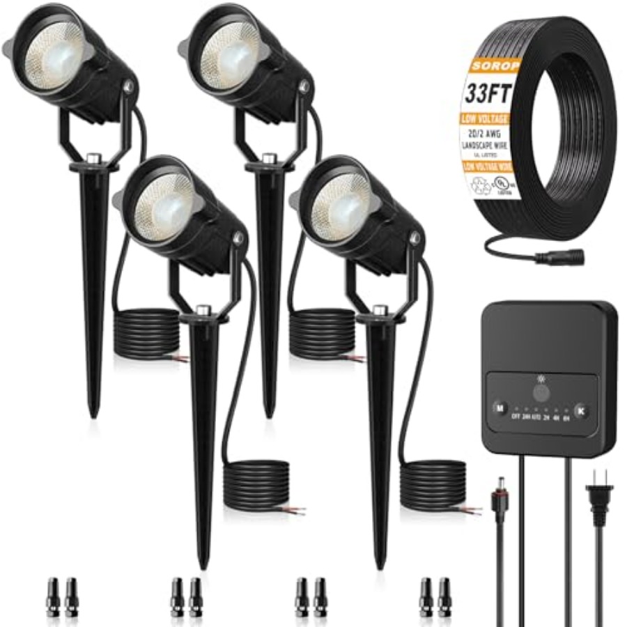 Zestaw oświetlenia ogrodowego, – Outdoor Lighting Kits Low Voltage recenzja i cena
