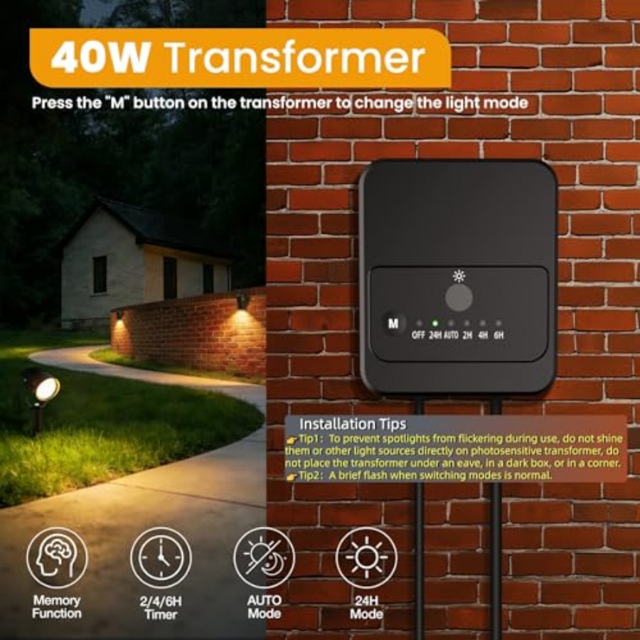 Zestaw oświetlenia ogrodowego, – Outdoor Lighting Kits Low Voltage recenzja i cena