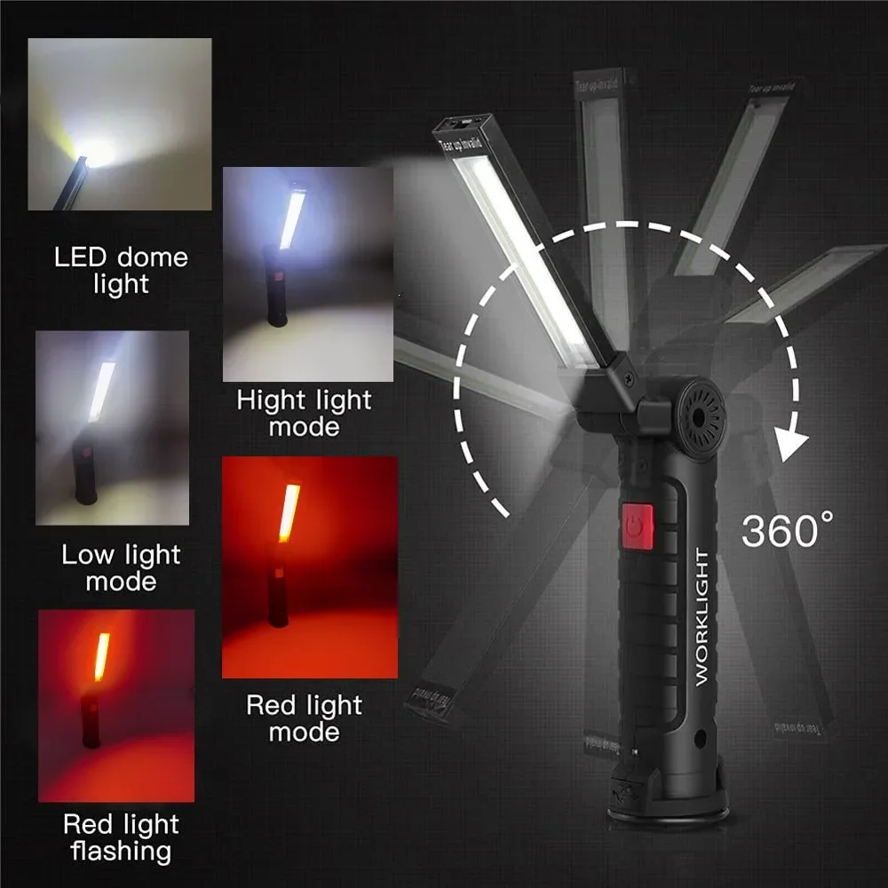 Przenośna latarka LED COB Łado – Outdoor Lighting Rechargeable recenzja i cena