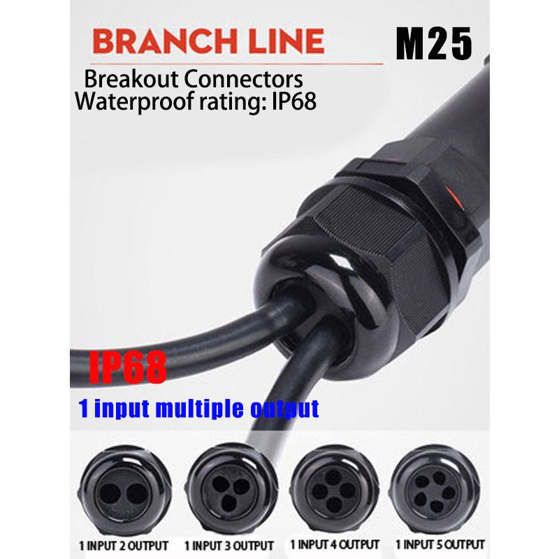 IP68 Wodoodporne złącze typu m – Outdoor Lighting Wire Connectors recenzja i cena