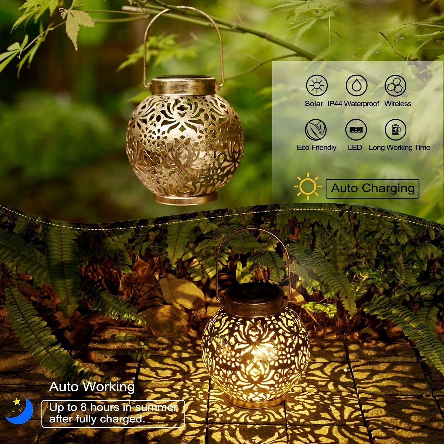 1-6 SZT. Marokańskie Lampiony  – Bollard Light Garden recenzja i cena