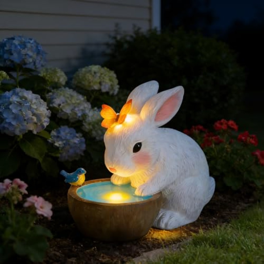 Solarna Statuetka Królika do O – Outdoor Lighting For Home recenzja i cena