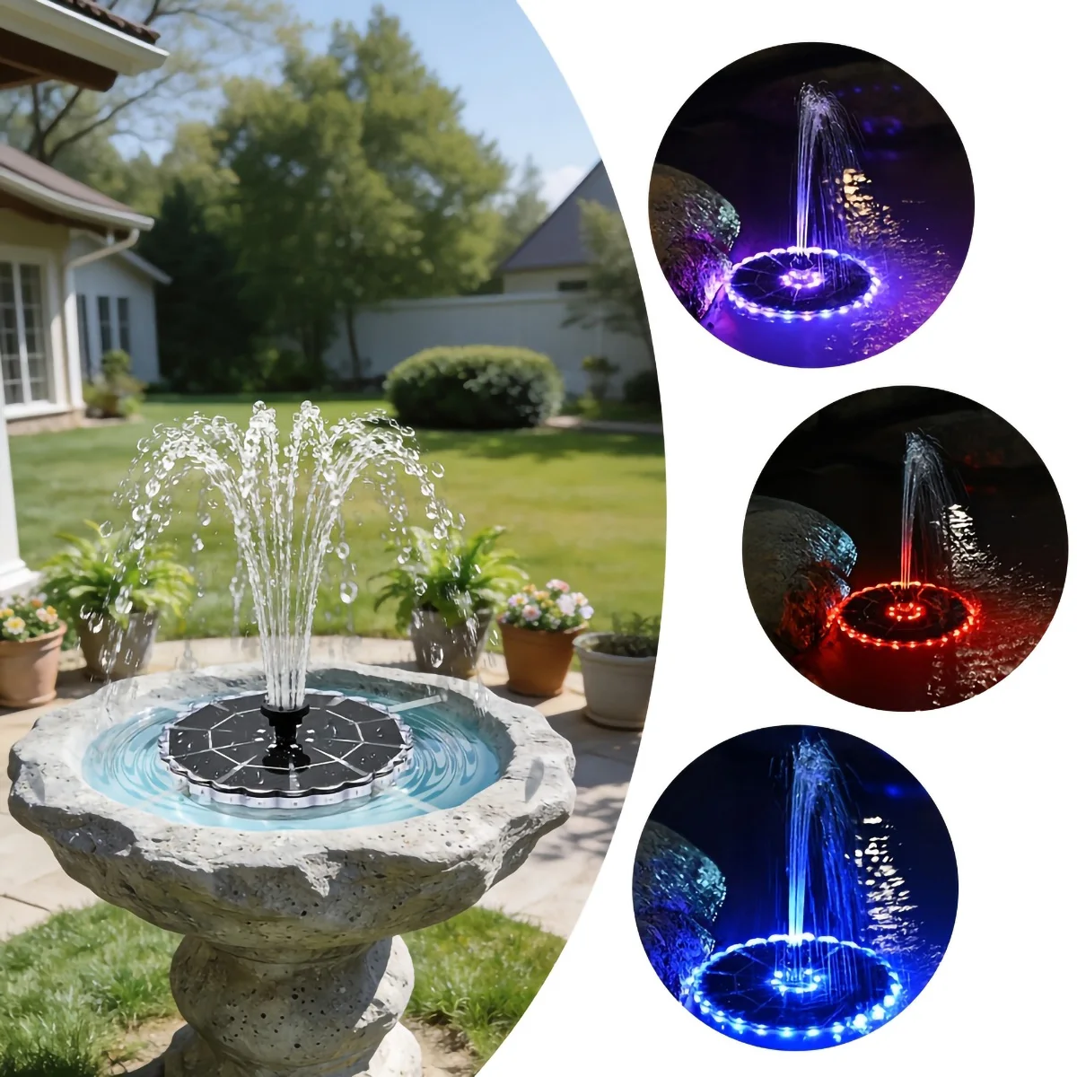 Fontanna solarna 3.5W do ogrod – Bollard Light Garden recenzja i cena