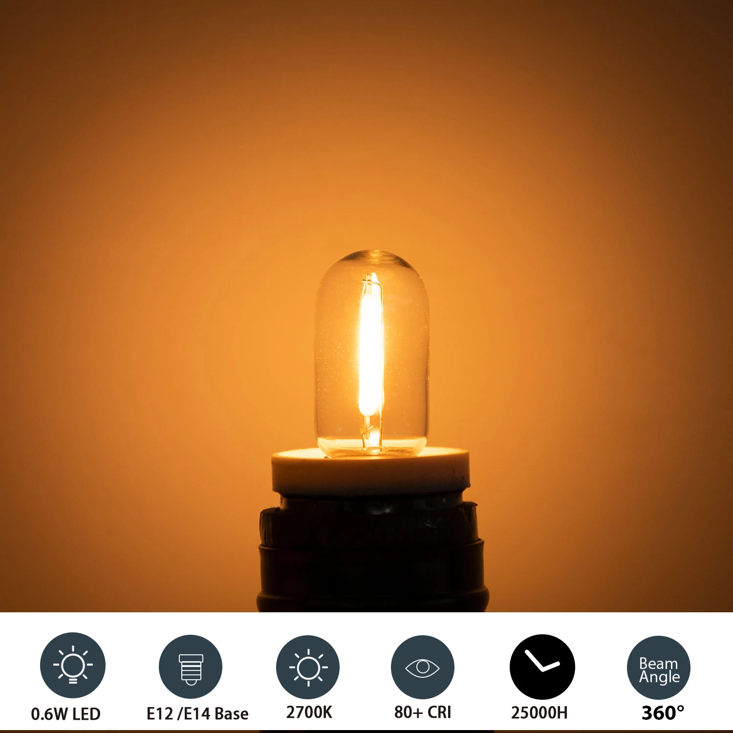 25 szt. Żarówek LED T16 0.6W d – Outdoor Lighting Glass Replacement recenzja i cena