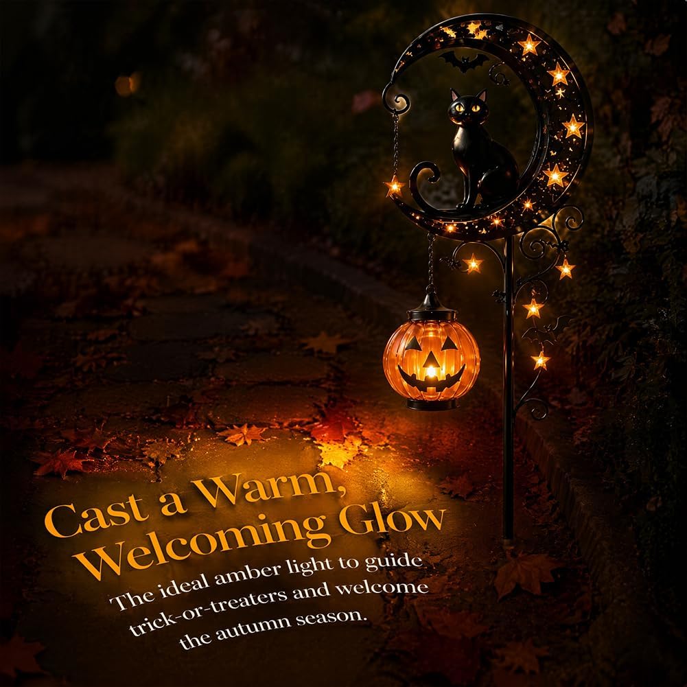 Solarna lampka ogrodowa z czar – Outdoor Lighting Halloween recenzja i cena