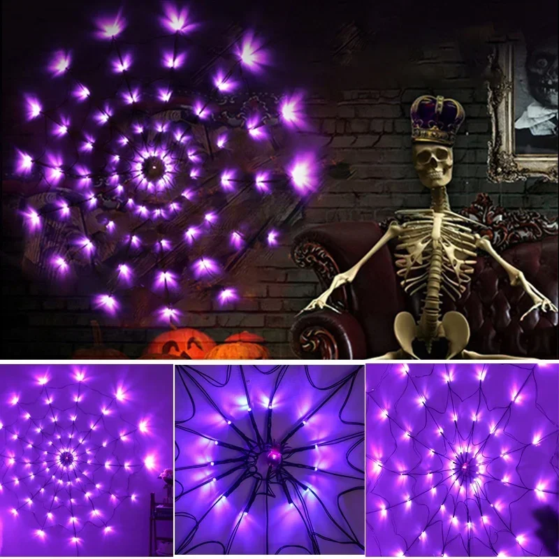 Lampki LED na Halloween, pajęc – Outdoor Lighting Halloween recenzja i cena