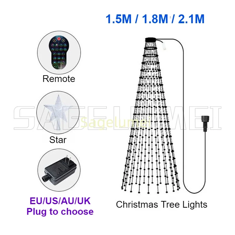 Lampki świąteczne RGBIC 400LED – Outdoor Lighting Uk recenzja i cena