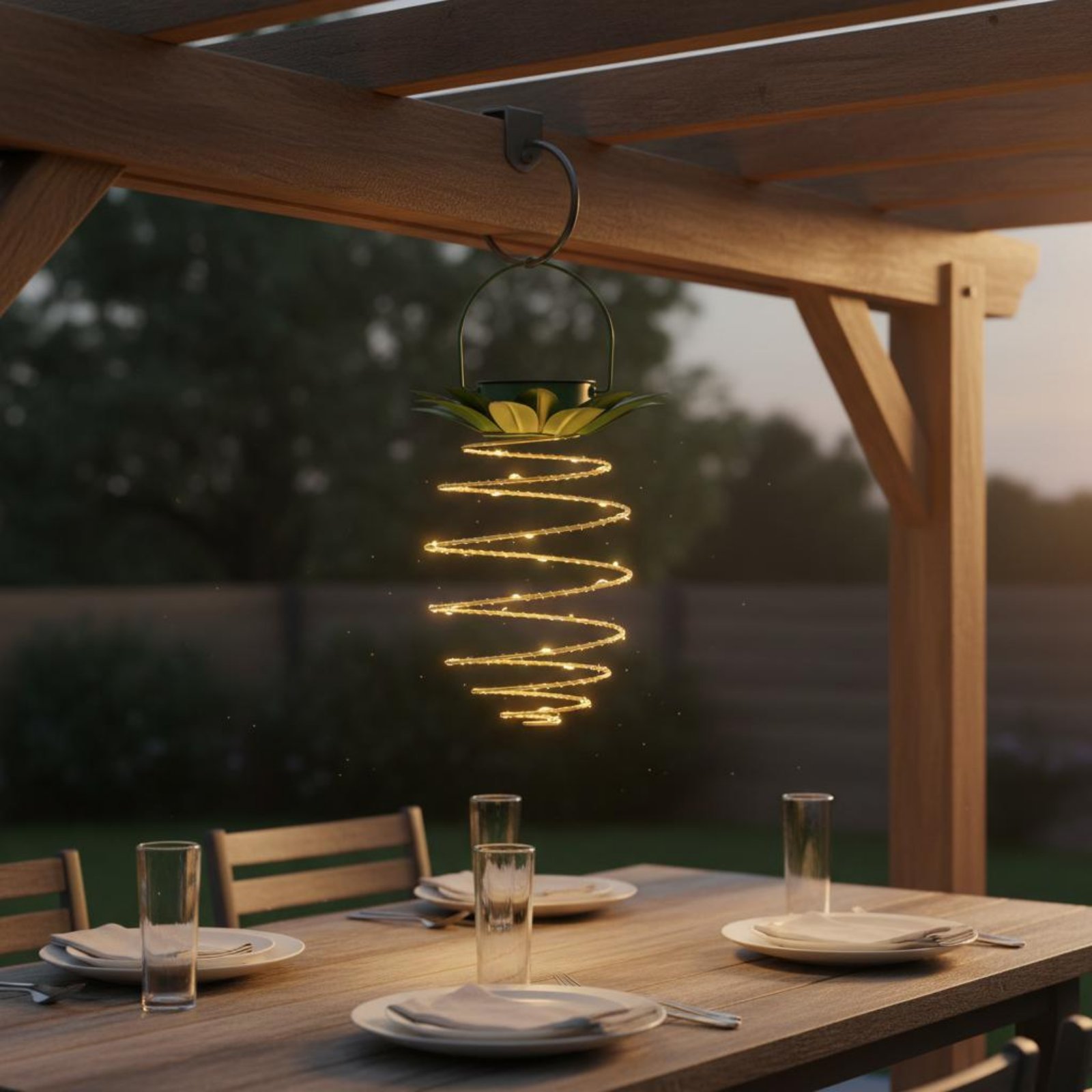 2 sztuki Solarnych Lamp Ananas – Outdoor Lighting Battery Powered recenzja i cena
