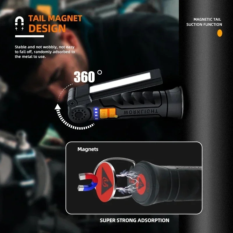 Przenośne lampy LED COB z magn – Outdoor Lighting Rechargeable recenzja i cena