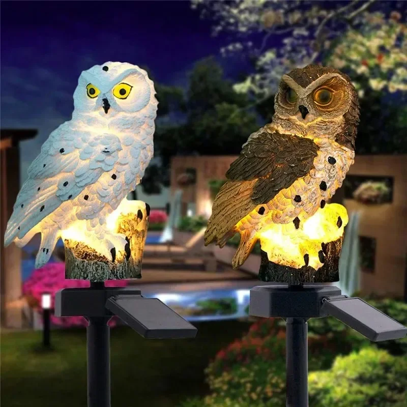 Solarna Statua Sowy, Lampa Ogr – Outdoor Lighting B&Q recenzja i cena