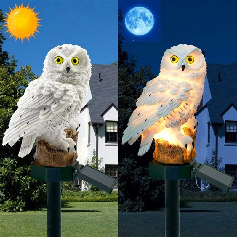 Solarna Statua Sowy, Lampa Ogr – Outdoor Lighting B&Q recenzja i cena