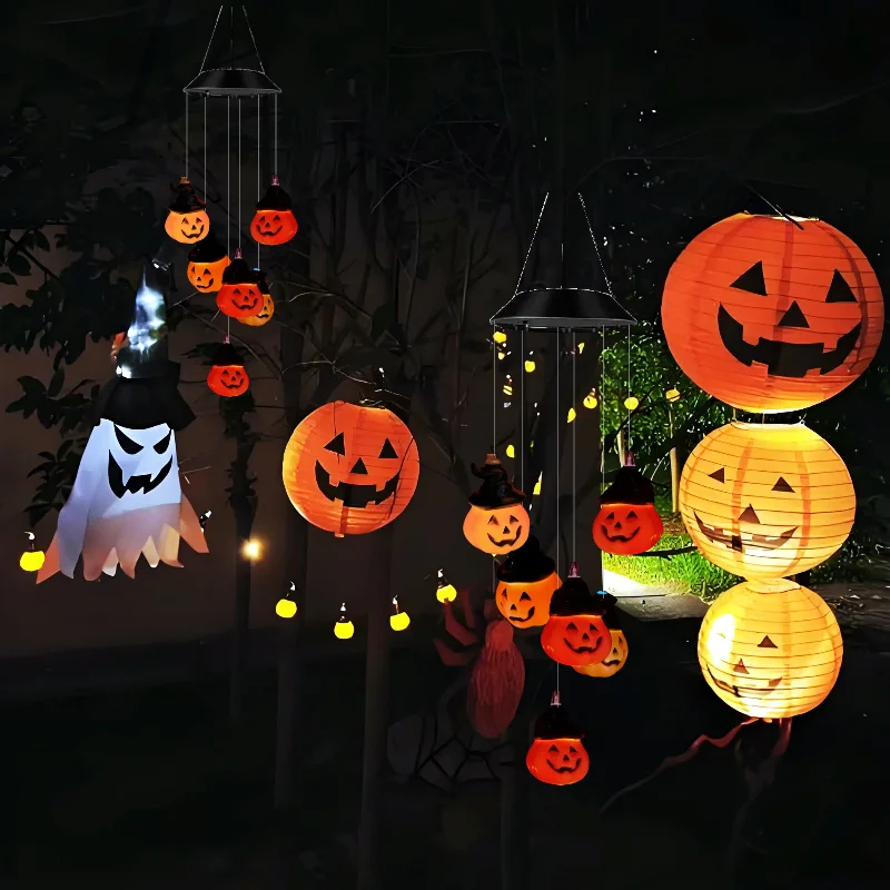 Lampki Solarne Halloween Czasz – Outdoor Lighting Halloween recenzja i cena