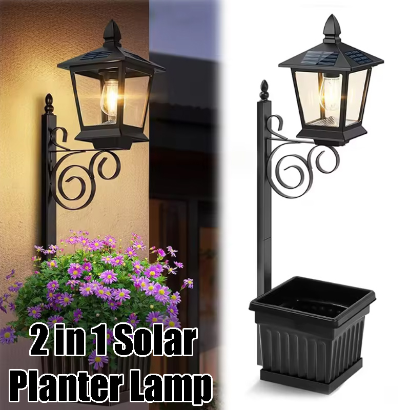 Solarna lampa doniczka 2w1, ci – Outdoor Lighting Battery Powered recenzja i cena
