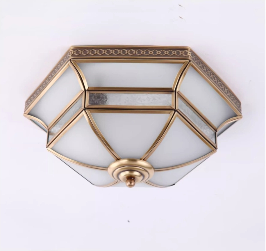 Miedziana lampa sufitowa w sty – Outdoor Lighting Restaurant recenzja i cena