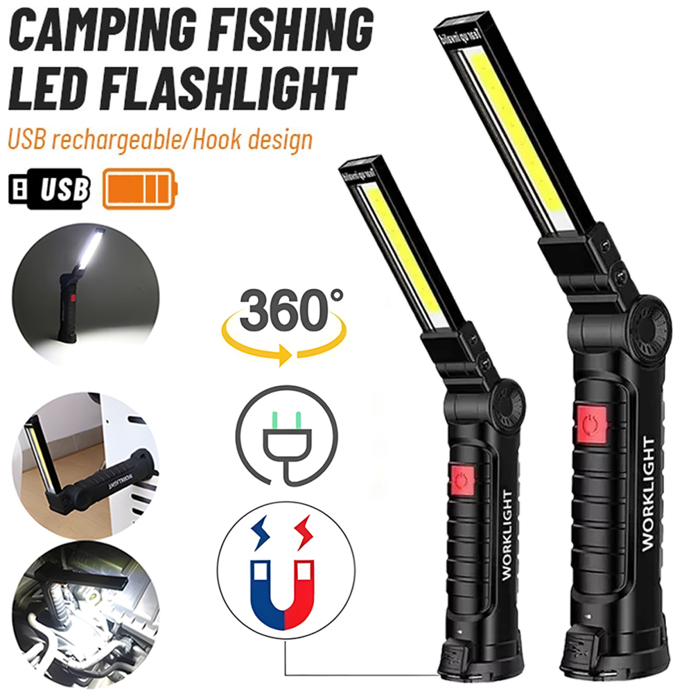 Latarka LED COB, ładowana prze – Outdoor Lighting B&Q recenzja i cena