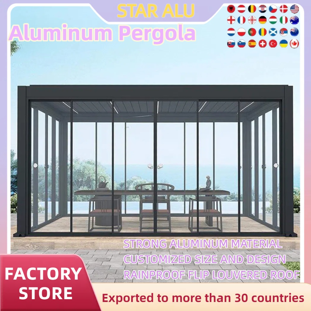Aluminiowa pergola bioklimatyc – Outdoor Lighting Restaurant recenzja i cena
