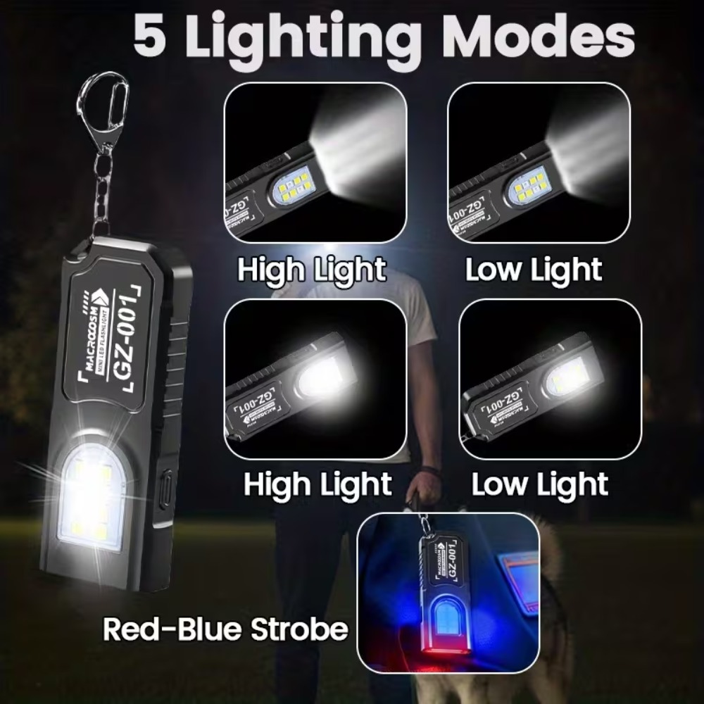 Mini latarka LED COB na breloc – Outdoor Lighting B&Q recenzja i cena