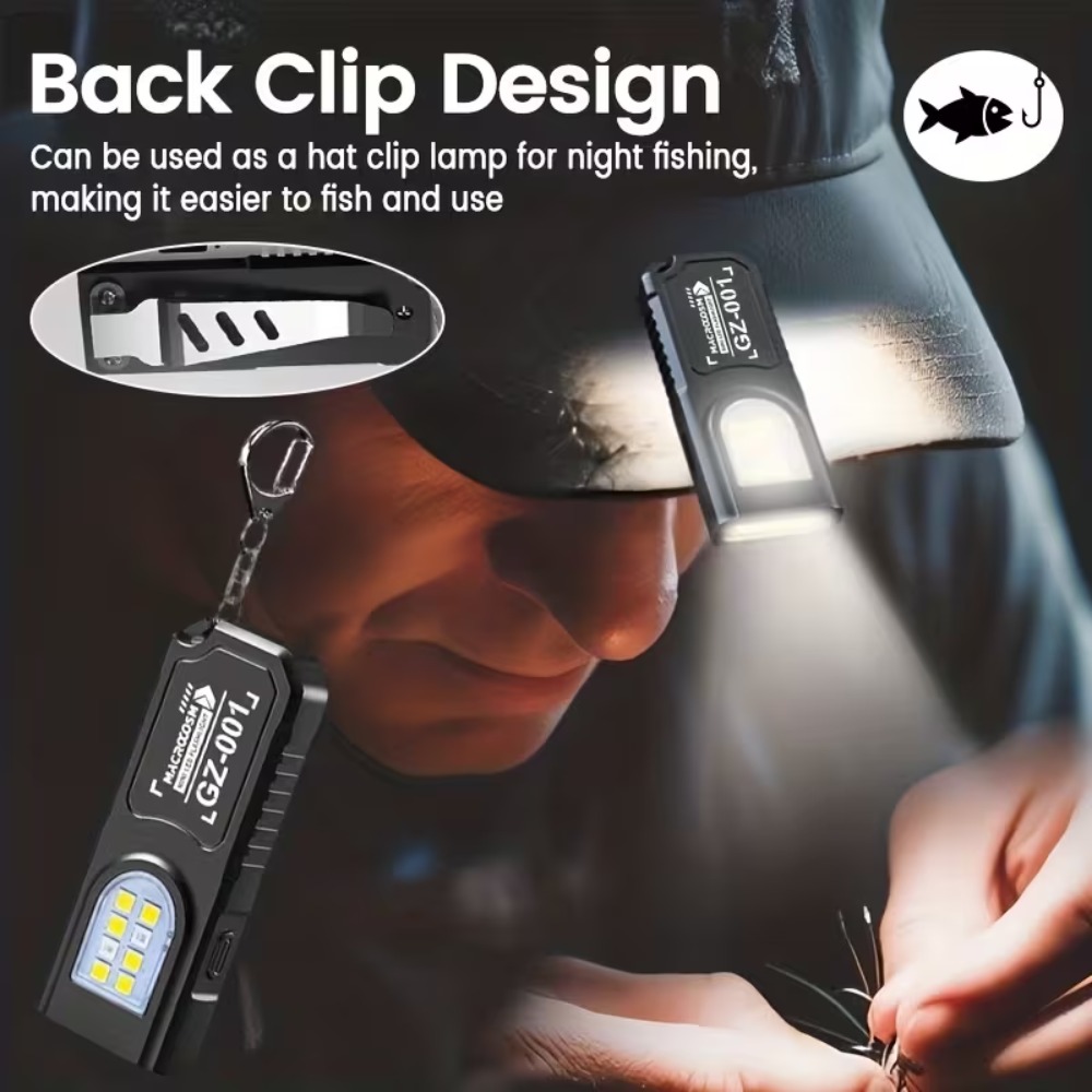 Mini latarka LED COB na breloc – Outdoor Lighting B&Q recenzja i cena
