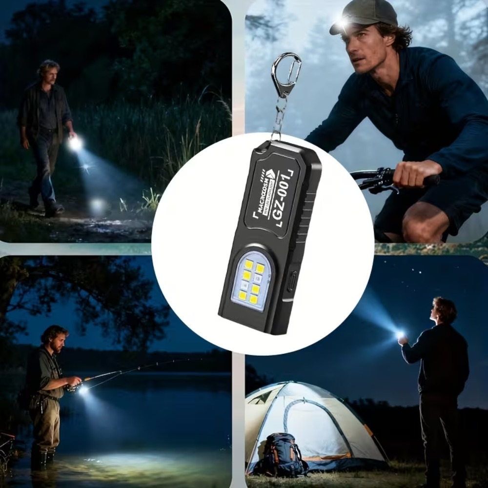 Mini latarka LED COB na breloc – Outdoor Lighting B&Q recenzja i cena